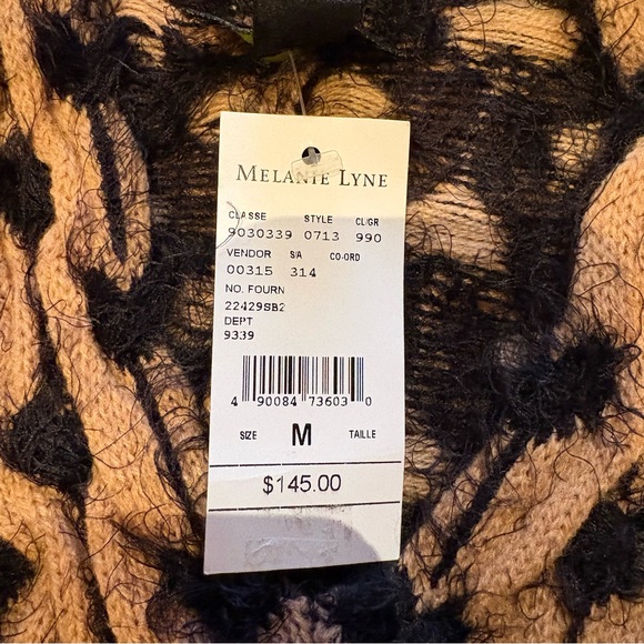 Vintage Designer - Black and Brown Knit Sweater - Picture 4 of 6